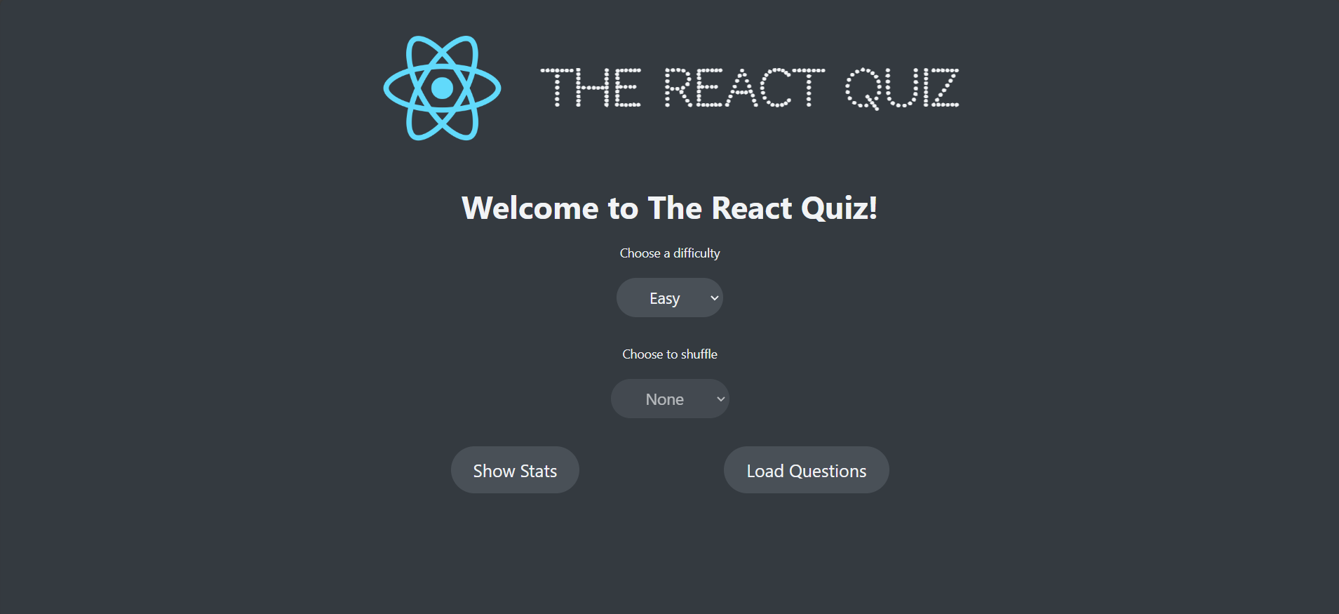 React Quiz project image